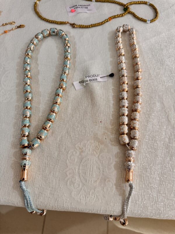 Enameled Pearls