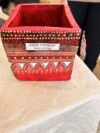 Red tribal planter