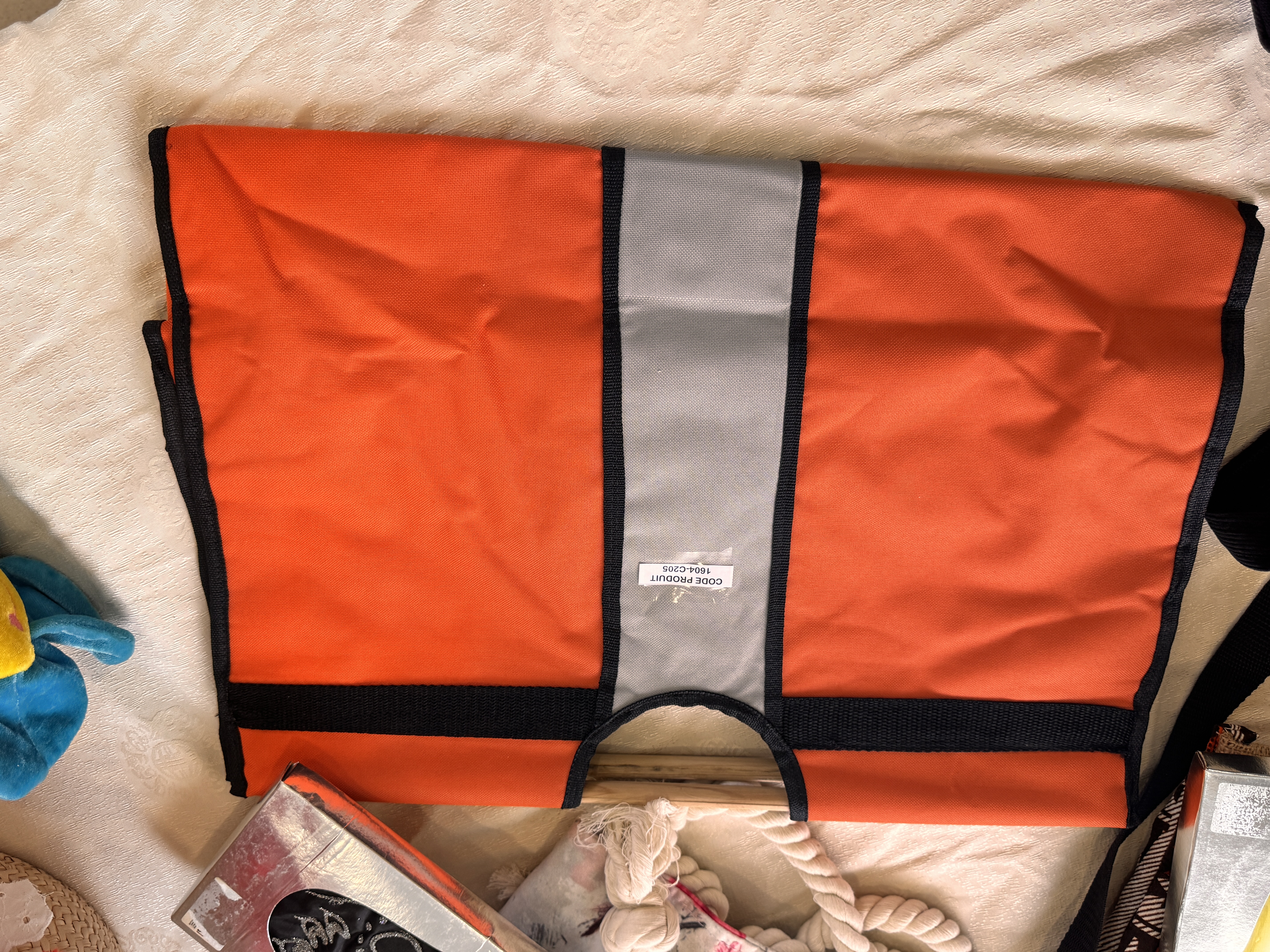 Orange security bag
