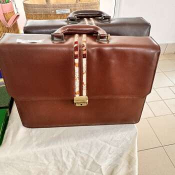 Mallette en cuir