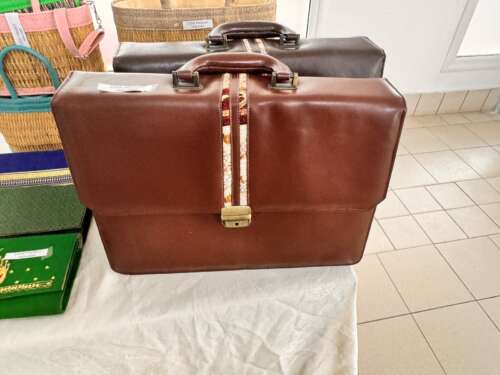 Mallette en cuir