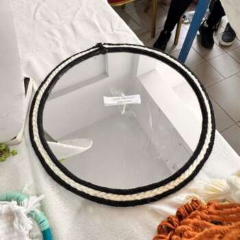 Bandeau tressé bicolore