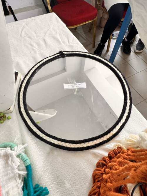 Bandeau tressé bicolore