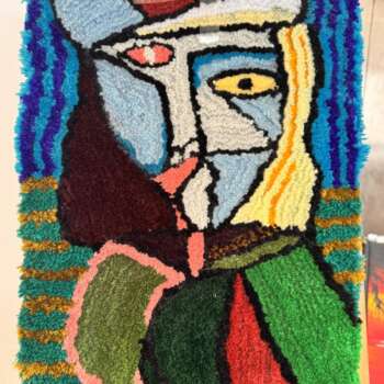 Tapisserie « Visage cubiste »
