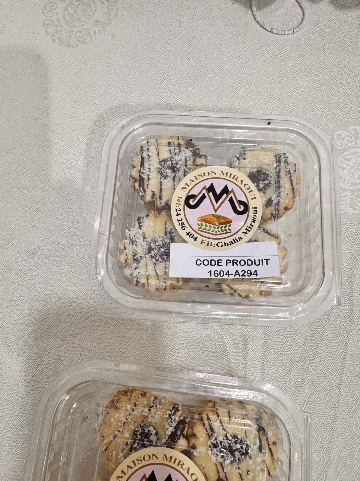 Sablés au chocolat et noix de coco