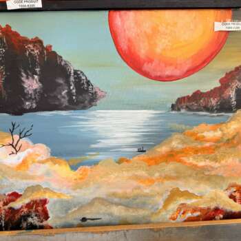 Toile « Baie au soleil »
