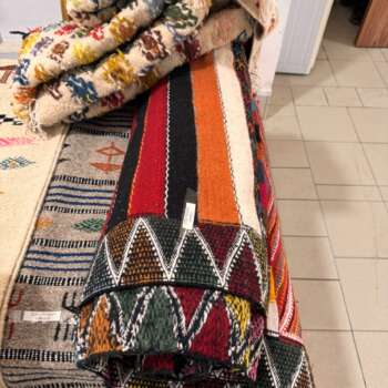 Tapis kilim à rayures