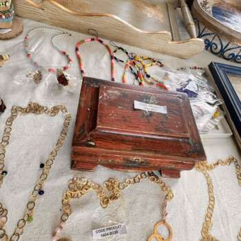 Coffret à bijoux en bois