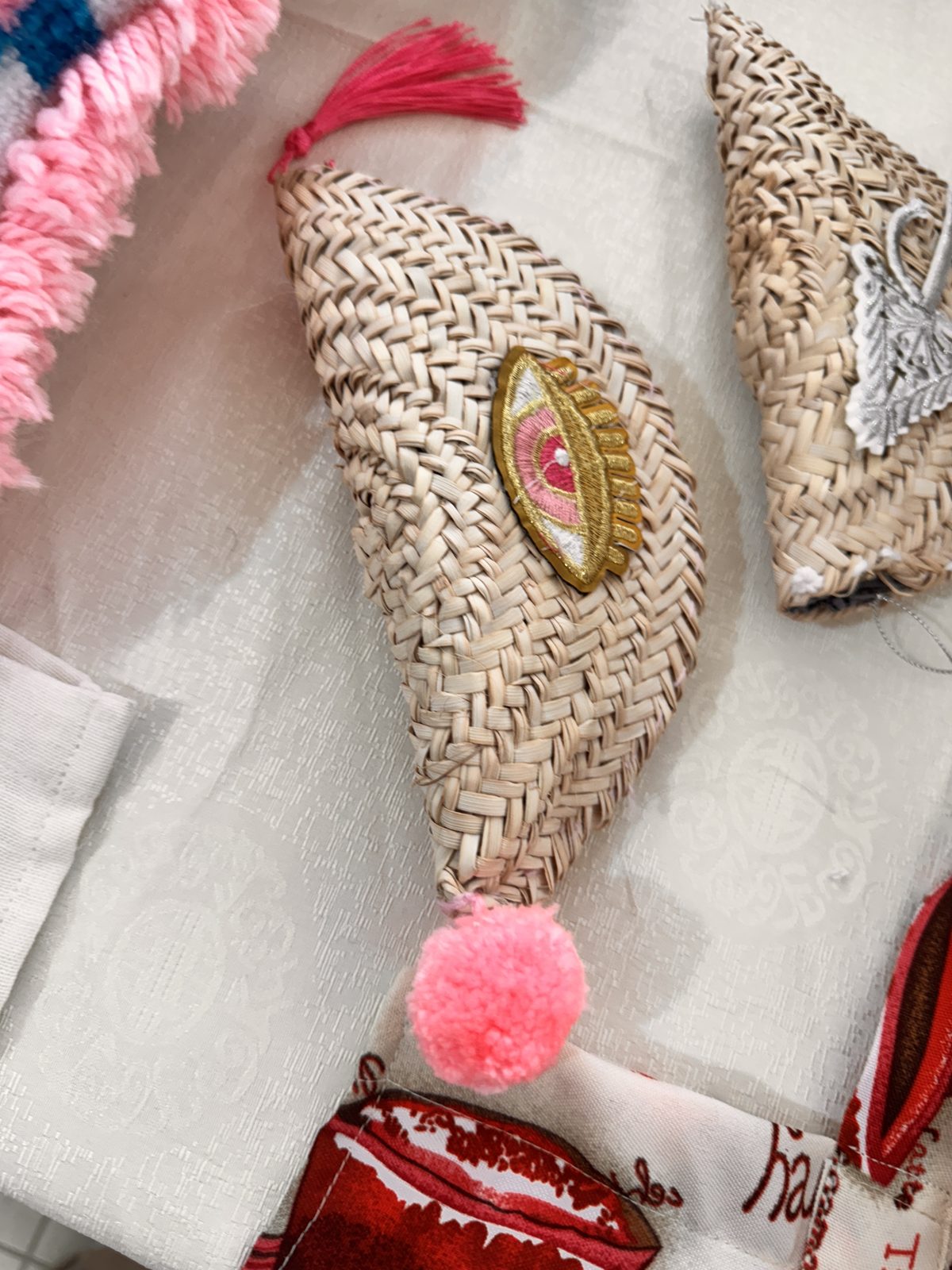 Éventail en palmier à main de Fatma - Image 3