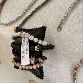 Bracelets en pierres (lot)