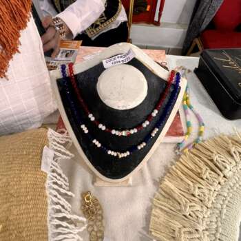 Collier multi-rangs de perles