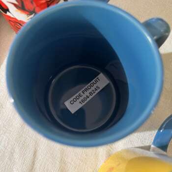 Mug en céramique bleu