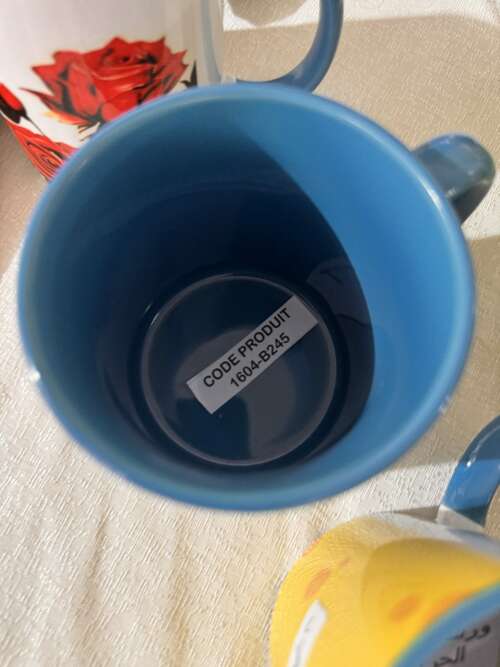 Mug en céramique bleu