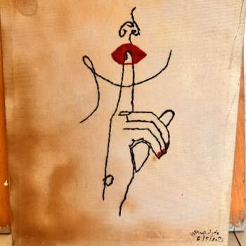 Toile « Silhouette »