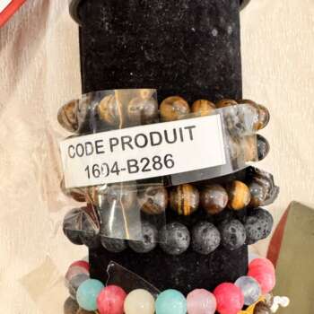 Bracelets en pierres naturelles (lot)