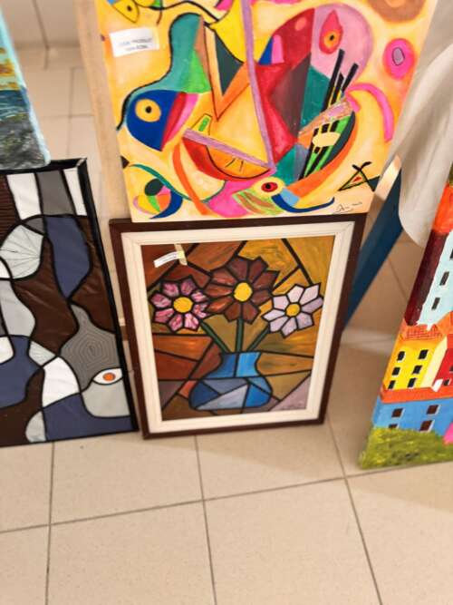 Toile « Oiseaux colorés »