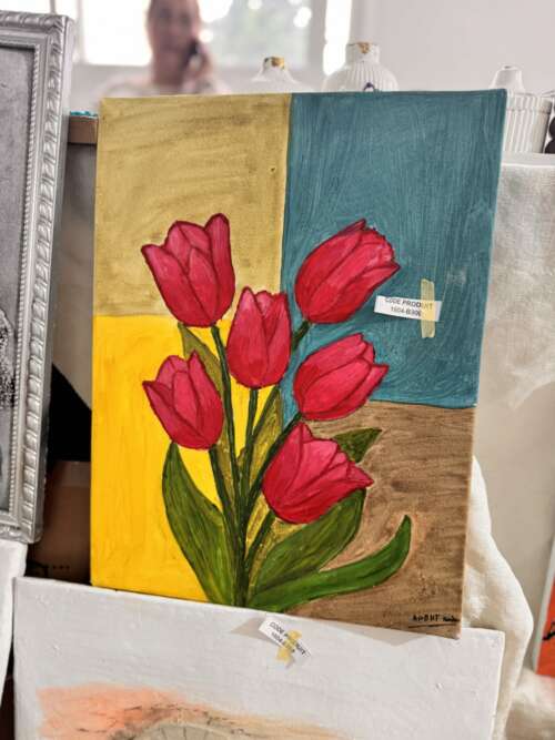 Toile « Tulipes »