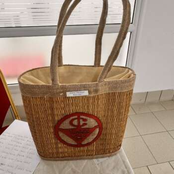 Panier en osier à anses