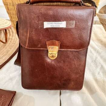 Sacoche en cuir