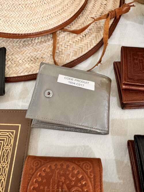 Portefeuille en cuir