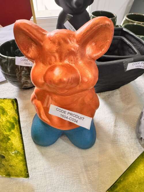 Figurine décorative en céramique