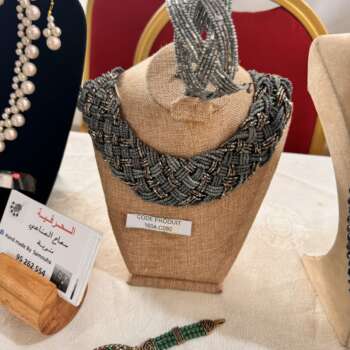 Collier ras-de-cou perlé