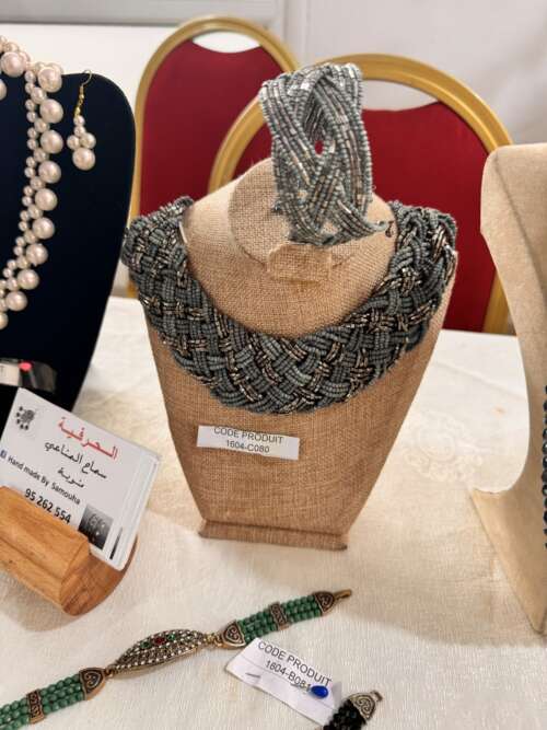 Collier ras-de-cou perlé