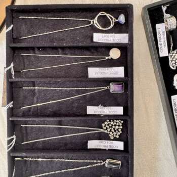 Collier chaîne fine en argent à pendentif