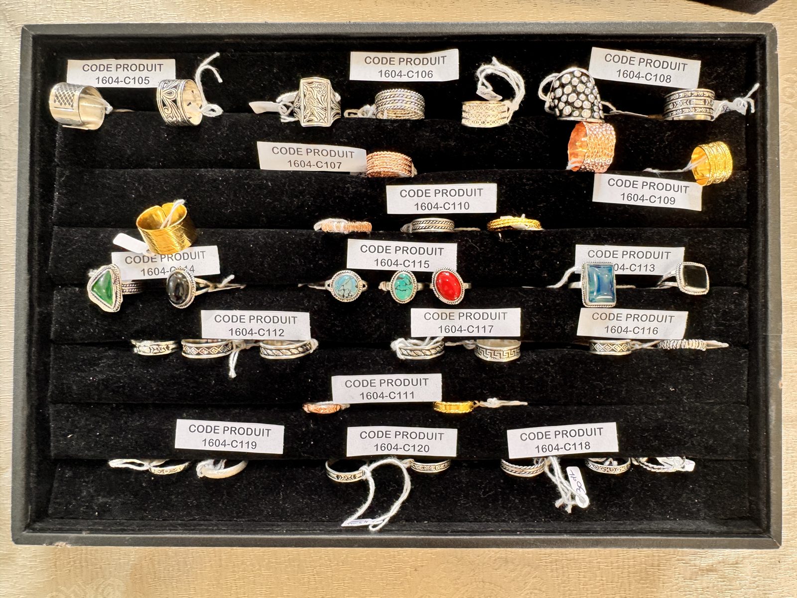 Bague ajourée en argent