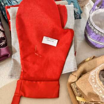 Gant de cuisine et linge
