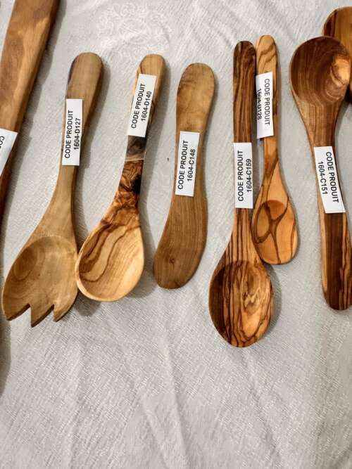 Cuillère à sauce en bois d'olivier