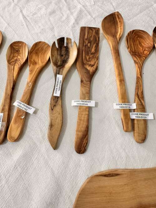 Cuillère à sauce en bois d'olivier