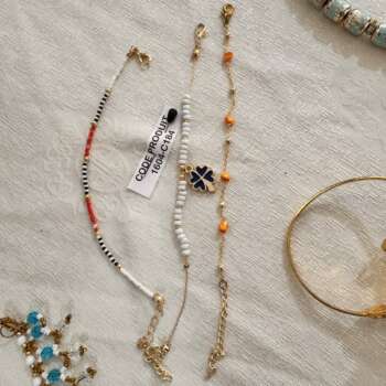 Bracelets perlés (lot)