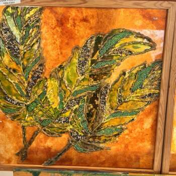 Tableau sur verre « Feuillage »