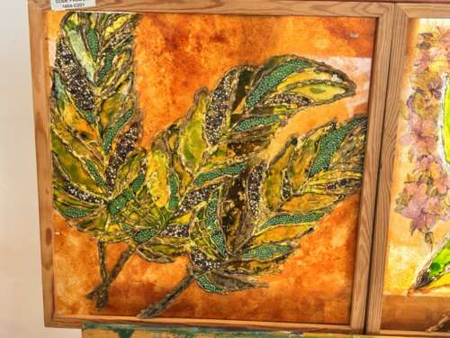 Tableau sur verre « Feuillage »