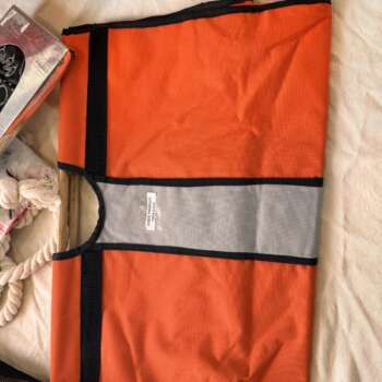 Housse d'ordinateur orange