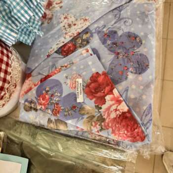 Linge de table fleuri