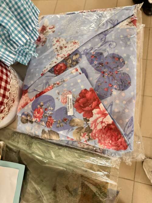 Linge de table fleuri