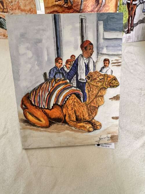 Tableau tissé « Caravane »
