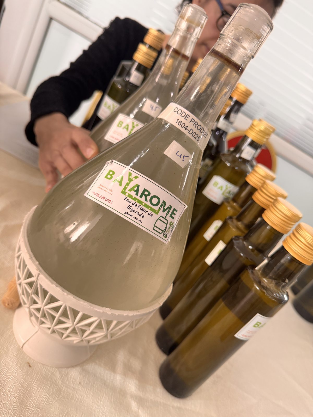 Eau florale distillée BAYAROME (flacon décoratif)