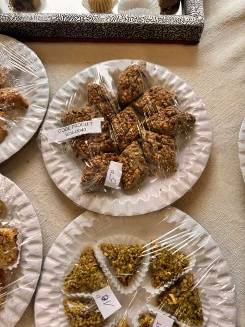 Gâteaux au sésame et pistache