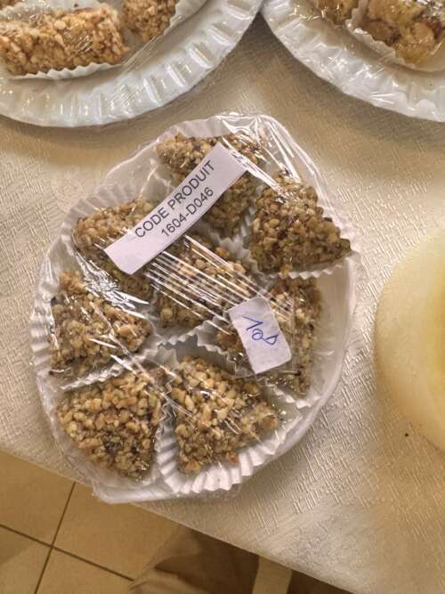 Gâteaux aux fruits secs