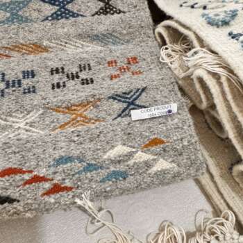 Tapis kilim berbère tissé main