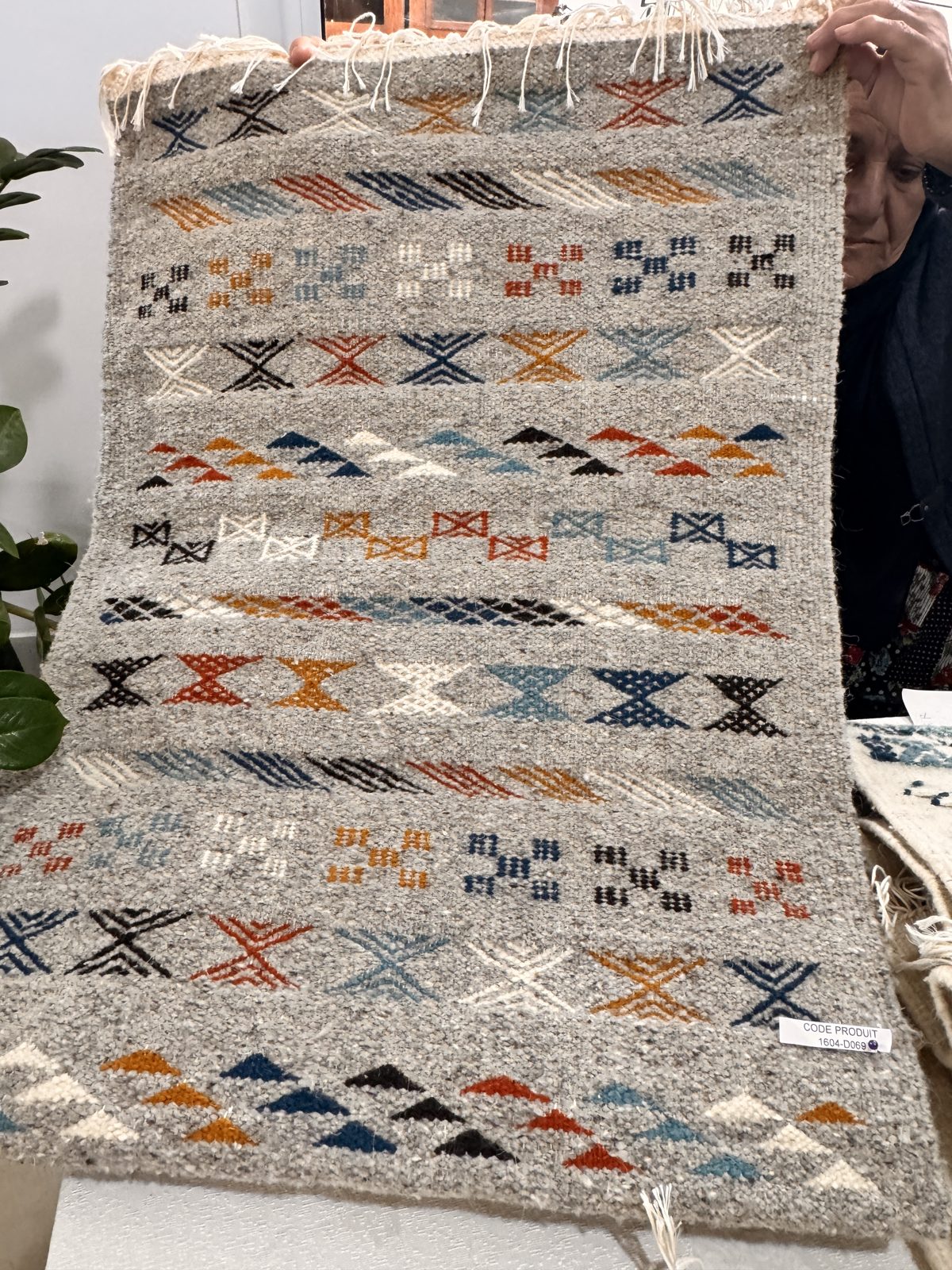 Tapis kilim berbère tissé main - Image 3