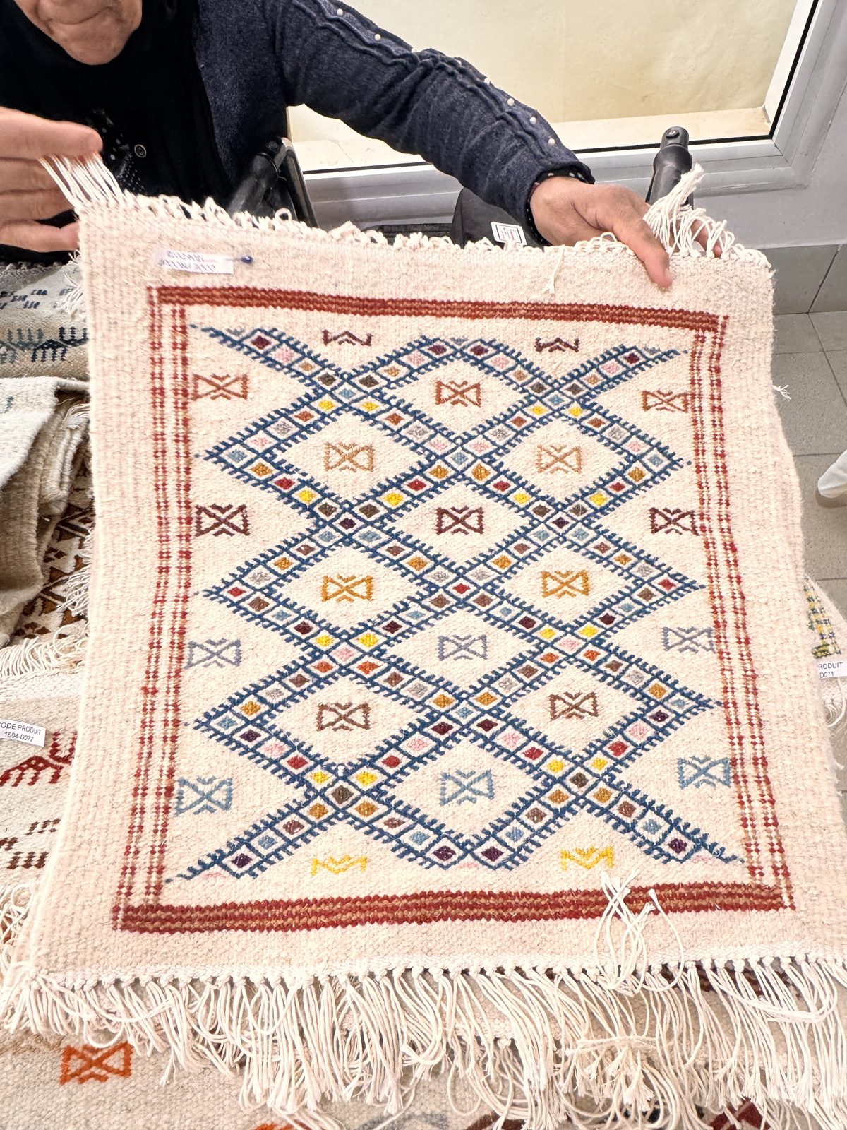 Tapis kilim berbère tissé main - Image 4