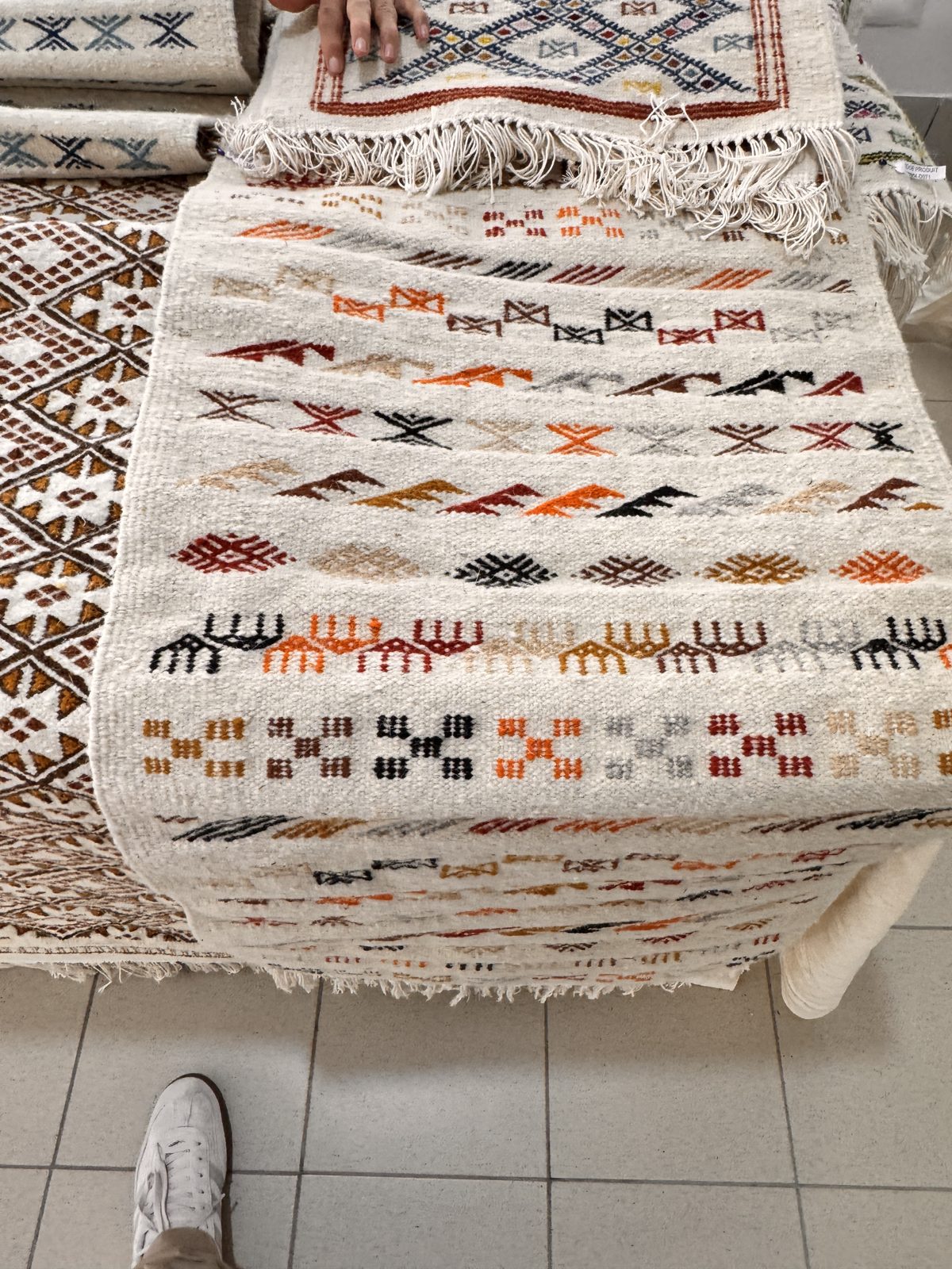 Tapis kilim berbère tissé main - Image 5