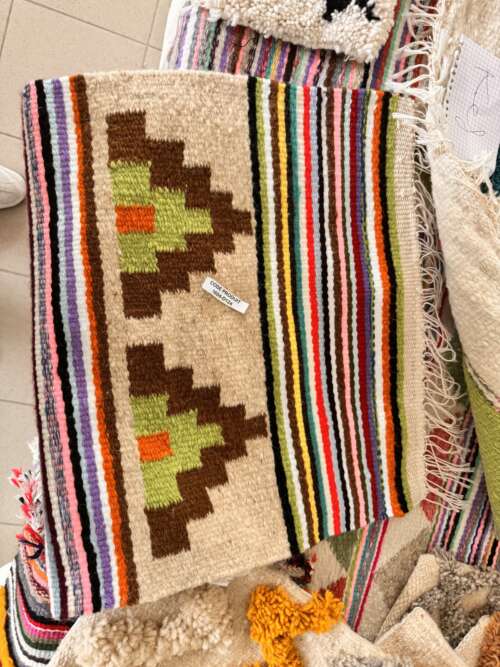 Tapis kilim rayé