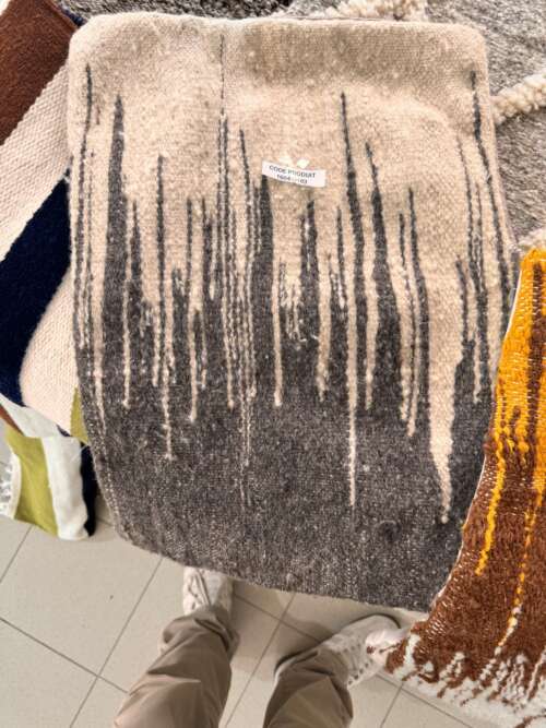 Sac tissé en laine dégradé