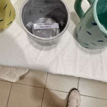 Mugs en céramique à motif poisson (lot)